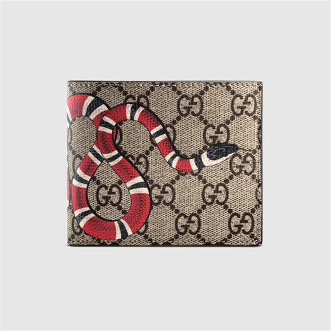 supreme logo with gucci snake|gucci kingsnake wallet.